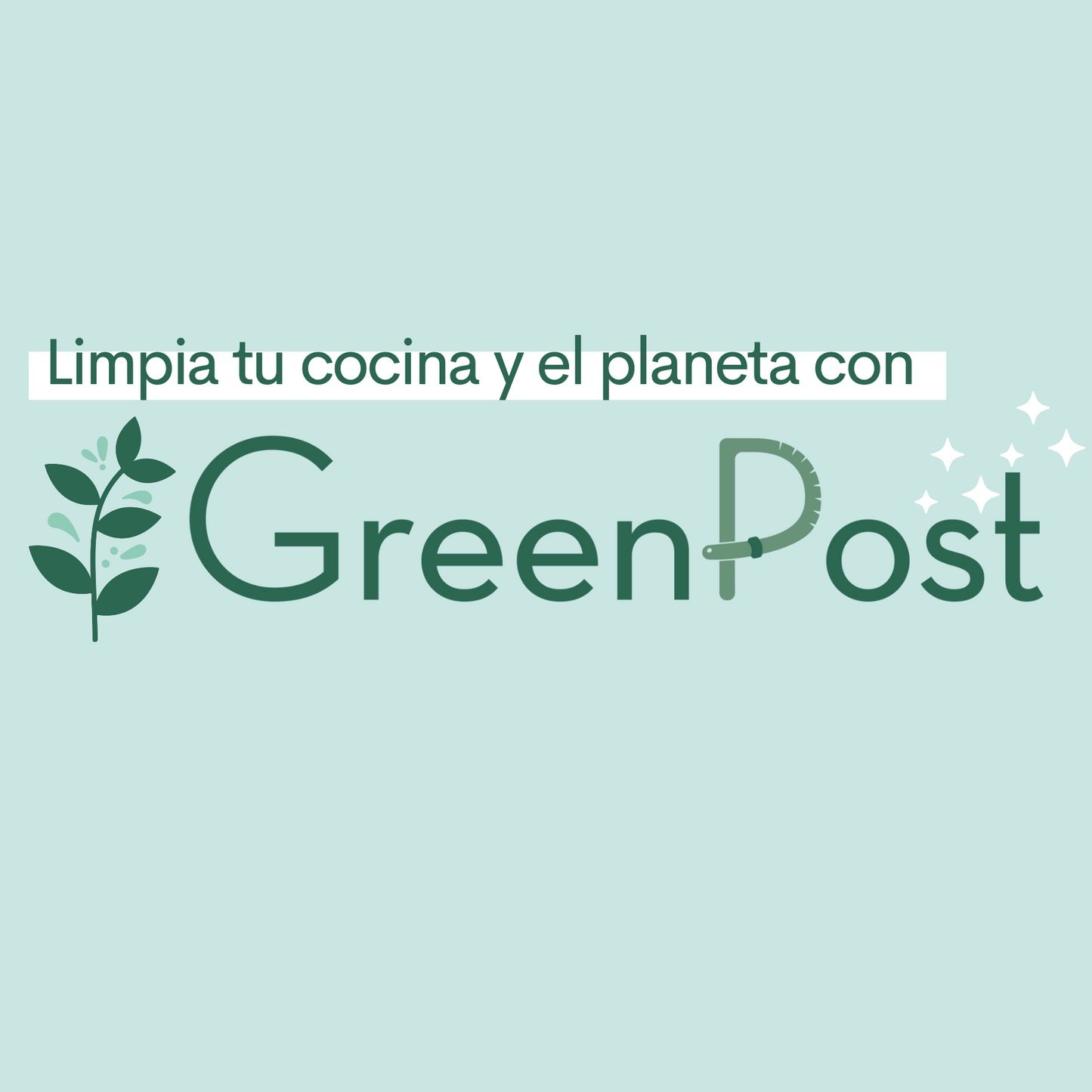 GreenPost Paño Esponja Compostable Pets. Pack 3 unidades PREVENTA