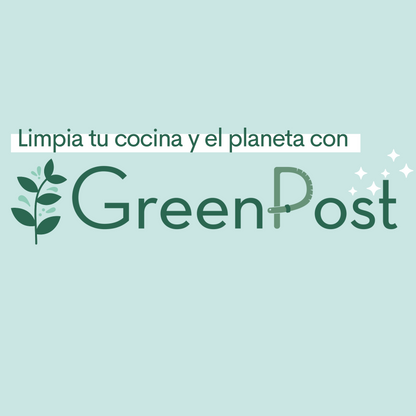 GreenPost Paño Esponja Compostable Navidad. Pack 2 unidades