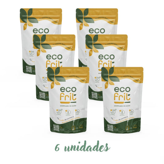 Ecofrit Caja 6 bolsas de solidificador de aceite